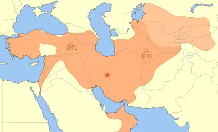 Empire seldjoukide en 1092