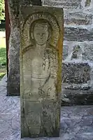 Détail de pierre tombale.