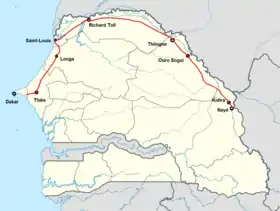 Image illustrative de l’article Route nationale 2 (Sénégal)