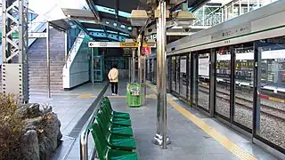 En 2018 (avec portes palières).