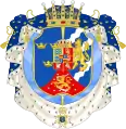 Armoiries de Charles-Gustave Grand-prince de Finlande de 1802 à 1805.