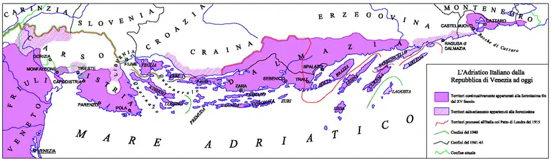 Le domaine vénitienne en Dalmatie