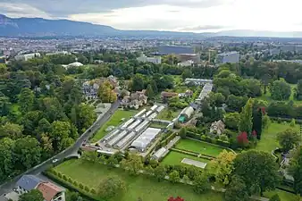 Les serres de Pregny.