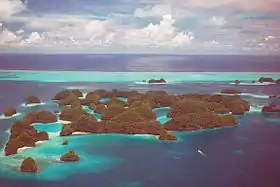 Vue aérienne des Ngerukewid