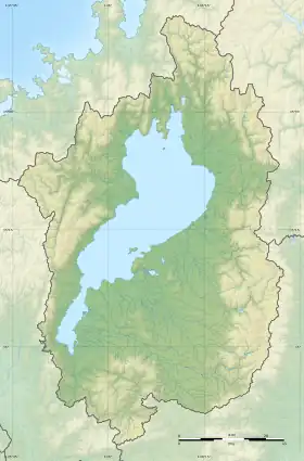 Voir sur la carte topographique de la préfecture de Shiga