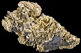 Sidérite - Carrière du Rivet, Tarn - (12&nbsp;×&nbsp;7&nbsp;cm)