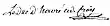 Signature de Joseph-Anne-Maximilien de Croÿ d'Havré
