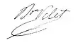 Signature de Joseph Pelet de Lozère
