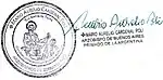 Signature de Mario Aurelio Poli