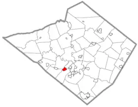 Localisation de Sinking Spring