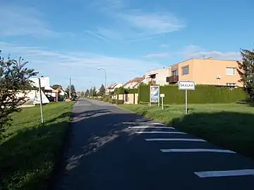 Entrée du village.
