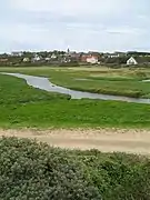 La Slack et le village d'Ambleteuse.