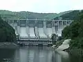Barrage de Slapy (144&nbsp;MW) sur la Vltava, 2006.