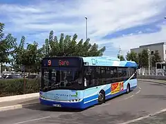 Solaris Urbino III 12 hybride sur la ligne 9.