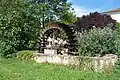 Settimo, la roue du moulin actionnée par la source