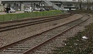 Sortie du faisceau Saint-Gervais, direction Martainville.