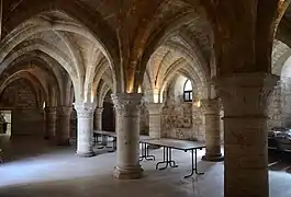 L'ancienne salle d'accueil.