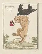 Le Coq vainc le Lion de la République de Venise (1797).