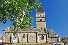 L'église romane Saint-Barthélémy de Farges-lès-Mâcon.