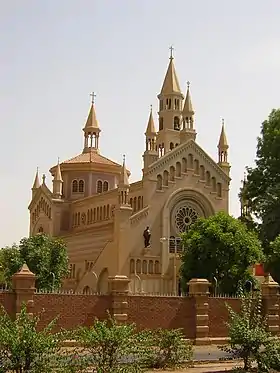 La cathédrale Saint-Matthieu de Khartoum.