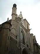 L'église Saint-Merri vue de la rue Saint-Martin.