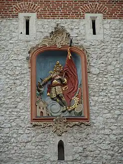 Porte Saint-Florian à Cracovie.