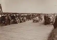 Collomb au GP de France 1907 (C1 Corre, 16e).