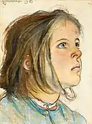 Stanisław Wyspiański –  Tête d'Hélène (1900)