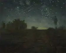 Nuit étoilée&nbsp;(en)(Millet, 1850).