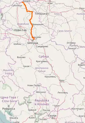 Image illustrative de l’article Route magistrale 13 (Serbie)