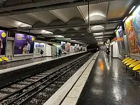 Les quais de la stations, rénovés en 2009.