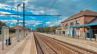 Bâtiment de la gare.