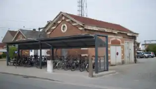 L'un des parcs à vélos