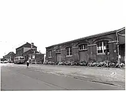 Halle à marchandises.