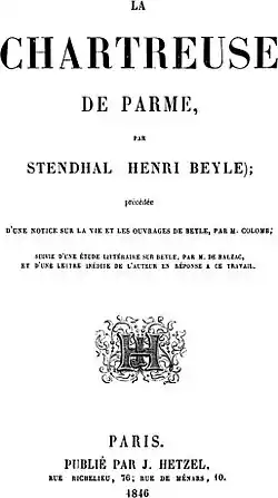 Image illustrative de l’article La Chartreuse de Parme