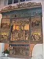 L'autel du bourgmestre avec son triptyque représentant la Crucifixion sur le panneau central (XVIe&nbsp;siècle)