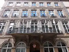 Balcon en ferronnerie du no&nbsp;31.