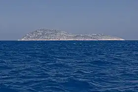 Face sud-ouest l'île Strongyli