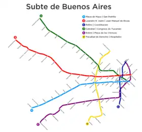 Image illustrative de l’article Métro de Buenos Aires