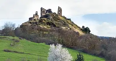 Vue du suc du château d'Artias