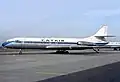 Caravelle III de Catair F-BUFH à Paris- Le Bourget en janvier 1976