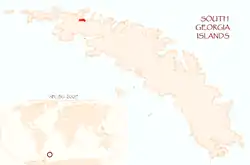 Carte du fjord Sunset.