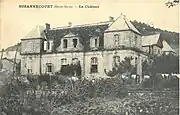 Carte postale du château vers 1910.