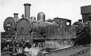 La 7700 du LMS à Swansea (1946).