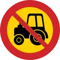 Interdiction des tracteurs