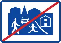 Fin du quartier résidentiel