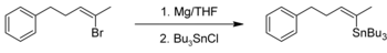 Synthèe d'un organostannate