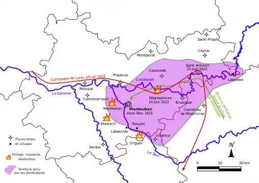 Les révoltes huguenotes dans le bastion protestant du Tarn-et-Garonne (1621-1628)