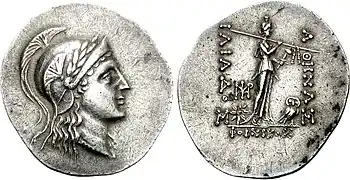 Tétradrachme d'argent d'Ilion (IIe&nbsp;siècle&nbsp;av. J.-C.)