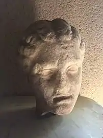 Tête de jeune fille gallo-romaine.